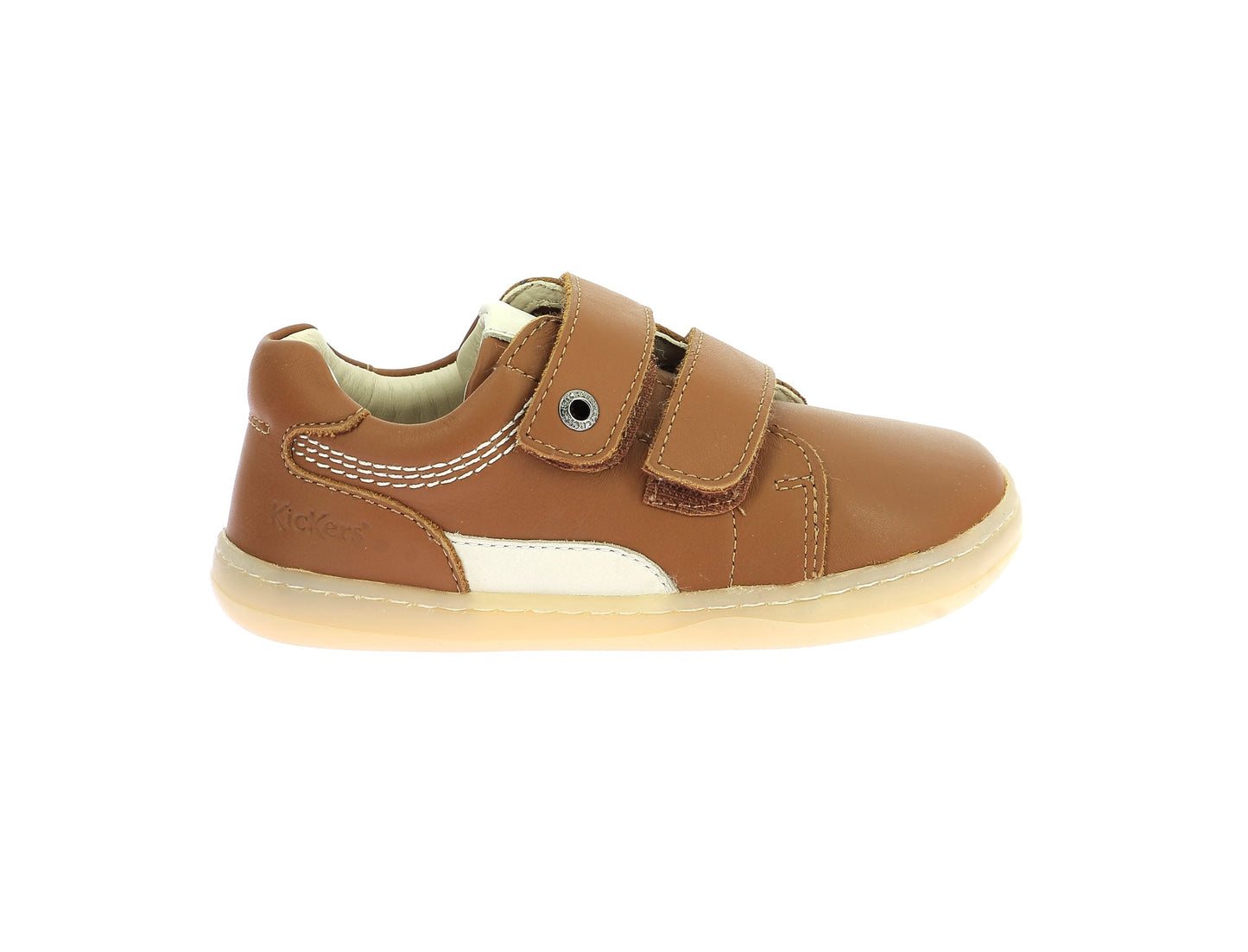 KICKERS KICKBOOST Camel sneakers barefoot