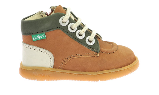 KICKERS KICKONIC Camel bottillons Premiers pas