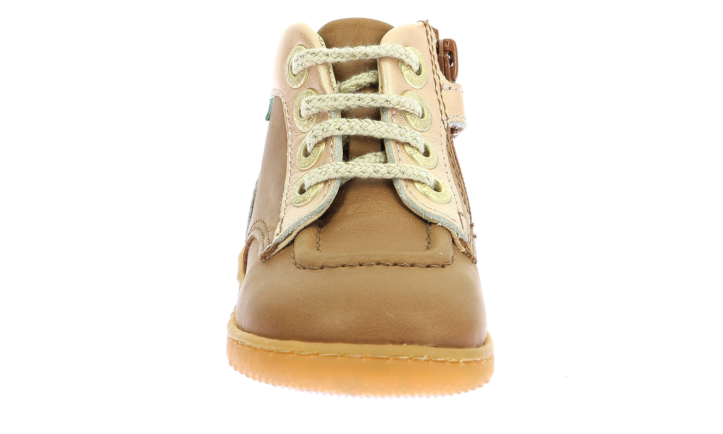 KICKERS KICKONIC Camel Or bottillons Premiers pas