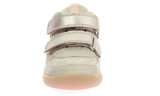 KICKERS KICKFRESHO Champagne bottillons Premiers pas barefoot