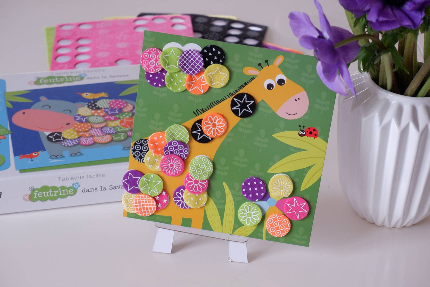 Feutrine "Dans la savane"