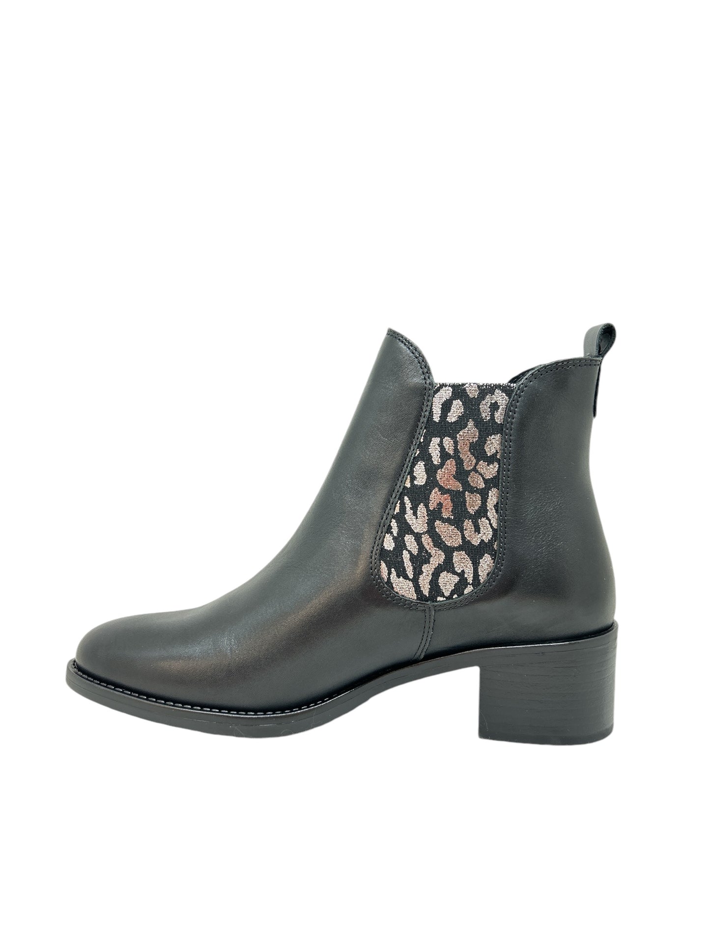 WE DO 99120 BC Noir Argent bottines