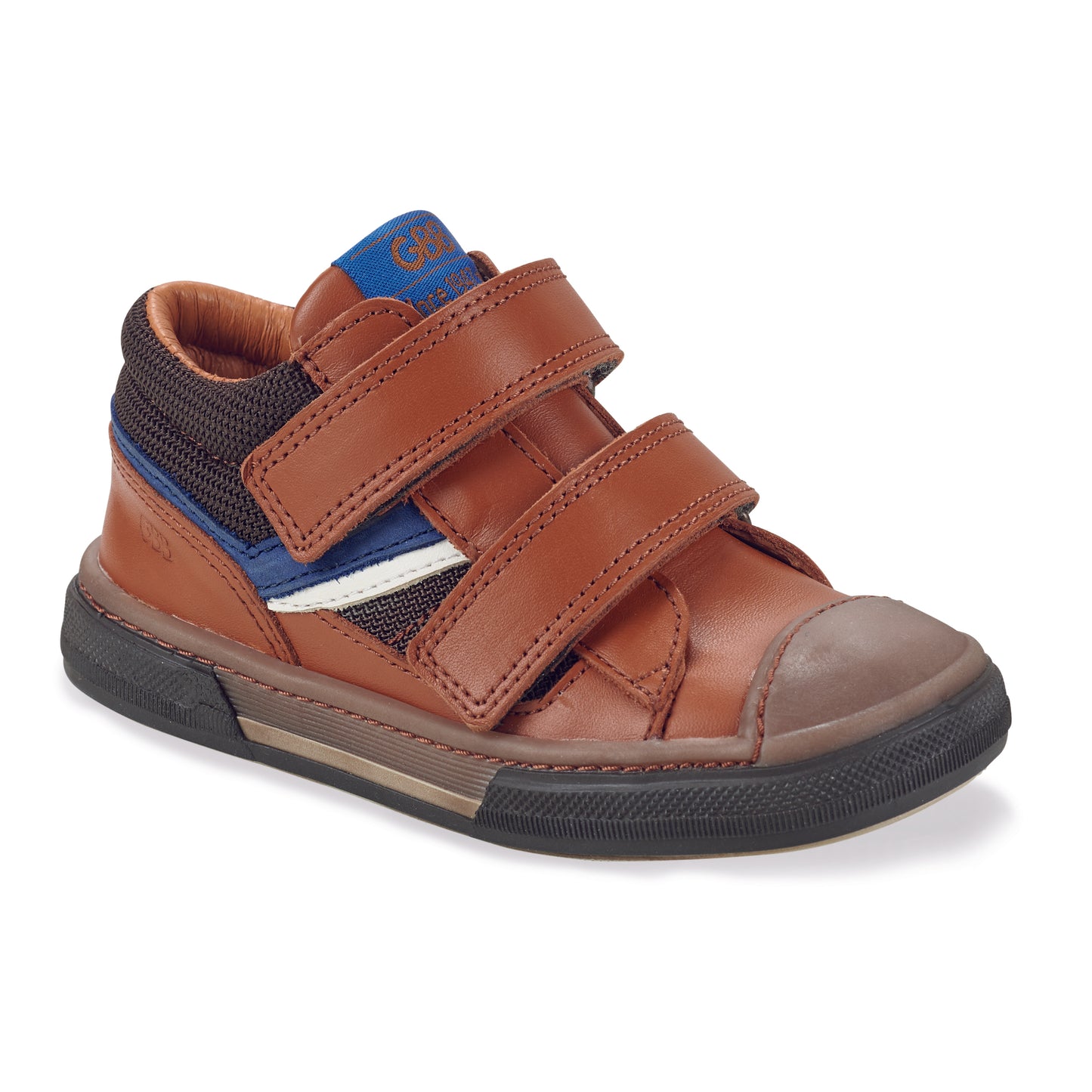 GBB VICTORIC Camel Chaussure basses basket cuir