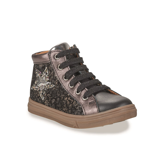 GBB TADEA Noir Bronze Chaussures Hautes Bottillons