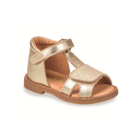 GBB TENDRE Or Sandales Nu Pieds