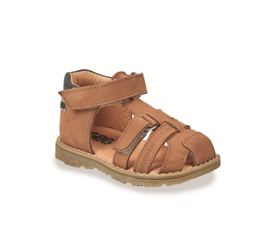 GBB MITRI Cognac Sandales Nu Pieds
