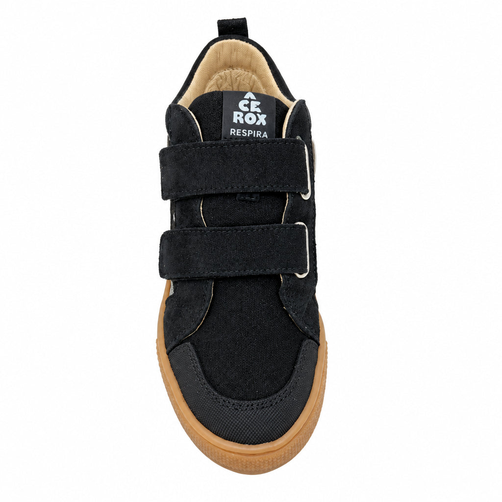 ACEBOS 6144 Blanco Chaussures Hautes Baskets tout cuir barefoot