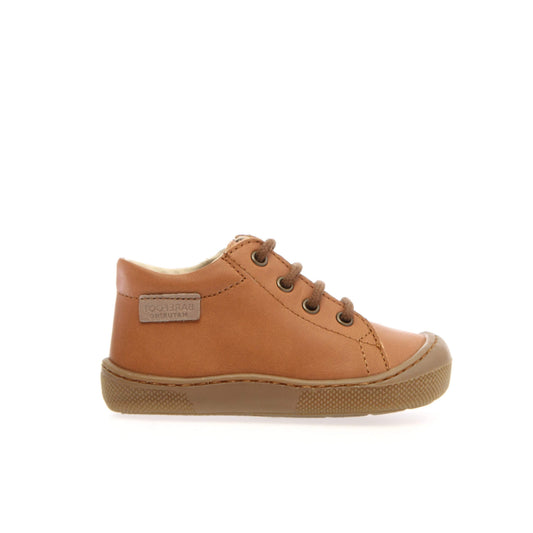 Pré marche NATURINO AMUR Zip Cognac chaussures bottillons Barefoot