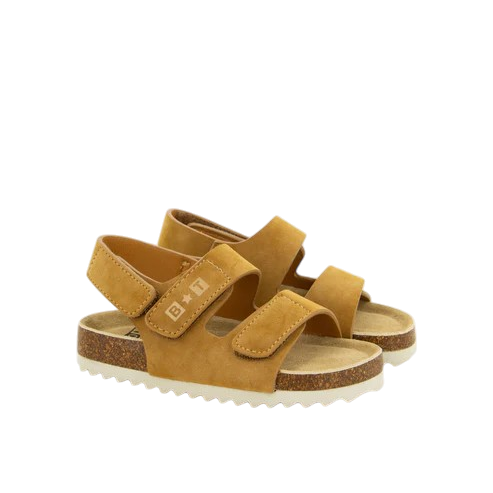 BONTON MEMO FAST Camel Sandales Nu-pieds