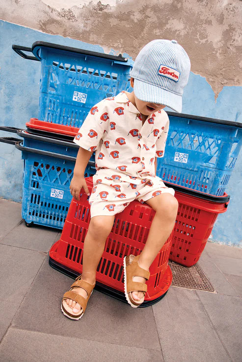 BONTON MEMO FAST Camel Sandales Nu-pieds