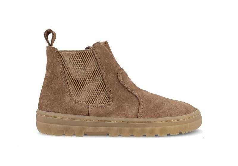 BLANDITOS BOSTON Vison bottines barefoot enfant Chelsea cuir velours vison
