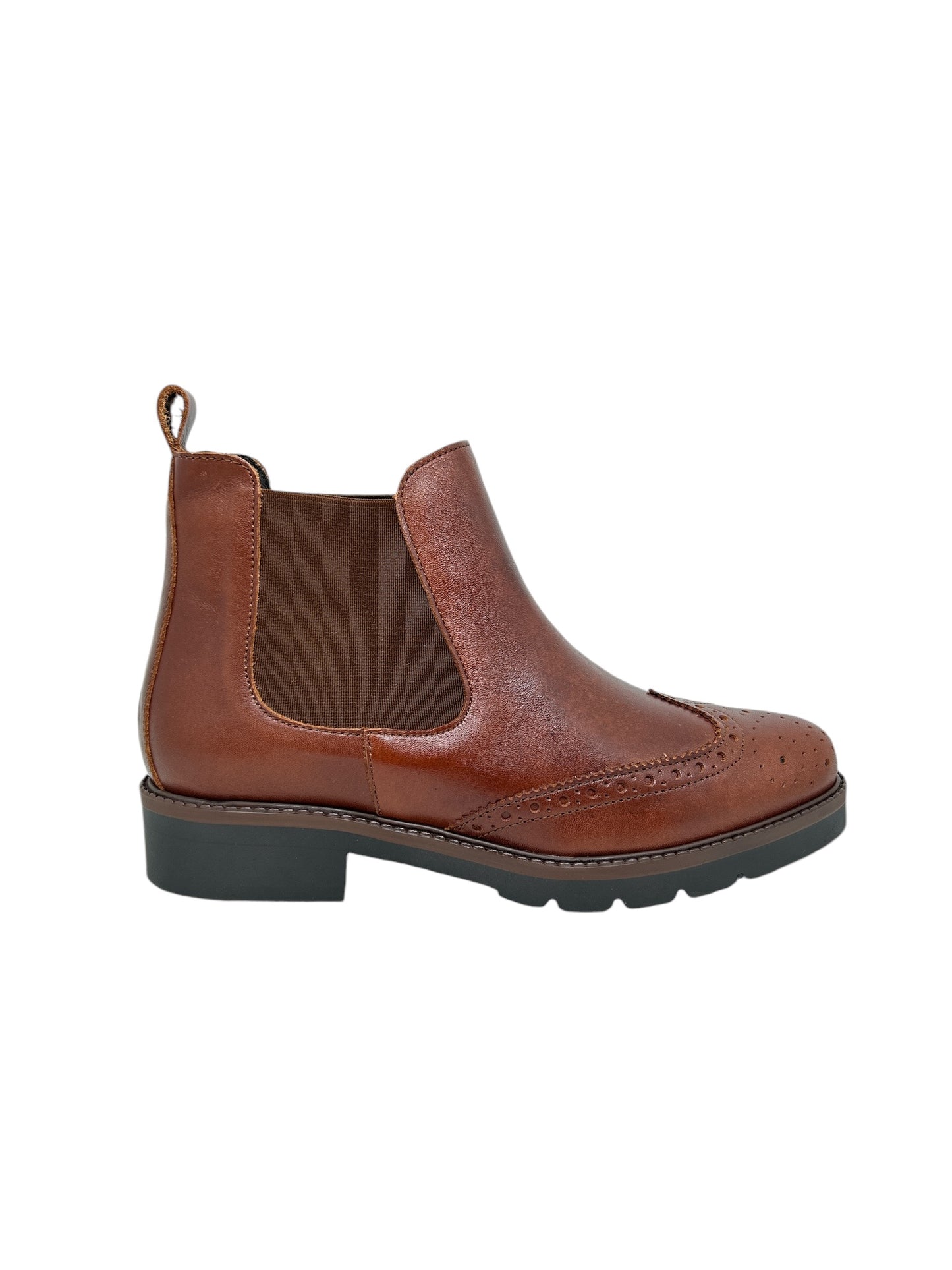 WE DO 77660 HF Marron bottines bout fleuri