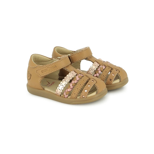 SHOO POM PIKA ETNIC Camel Sandales Nu Pieds