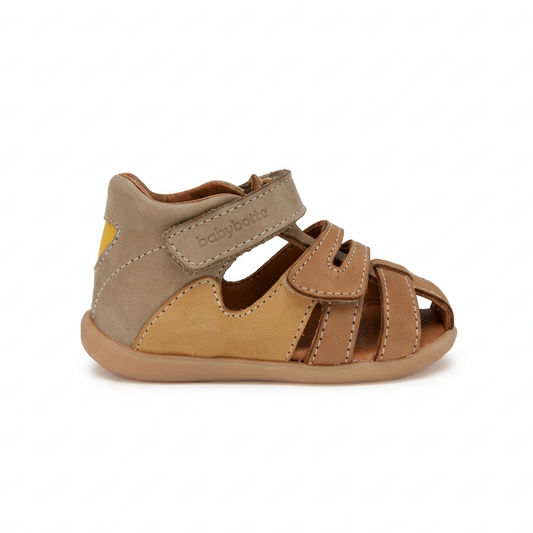 BABYBOTTE GLADIATOR Beige sandales nu pieds