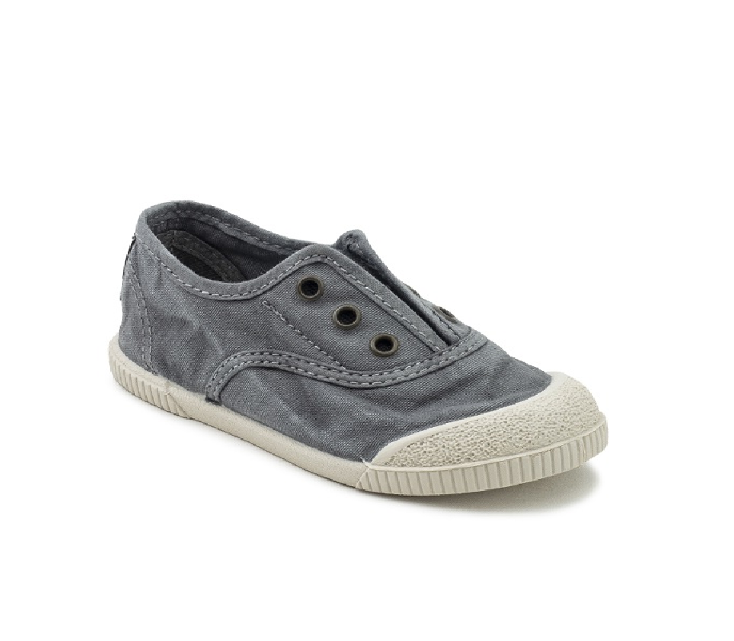 CIENTA TOILE Barefoot 450777 Gris Toiles Baskets