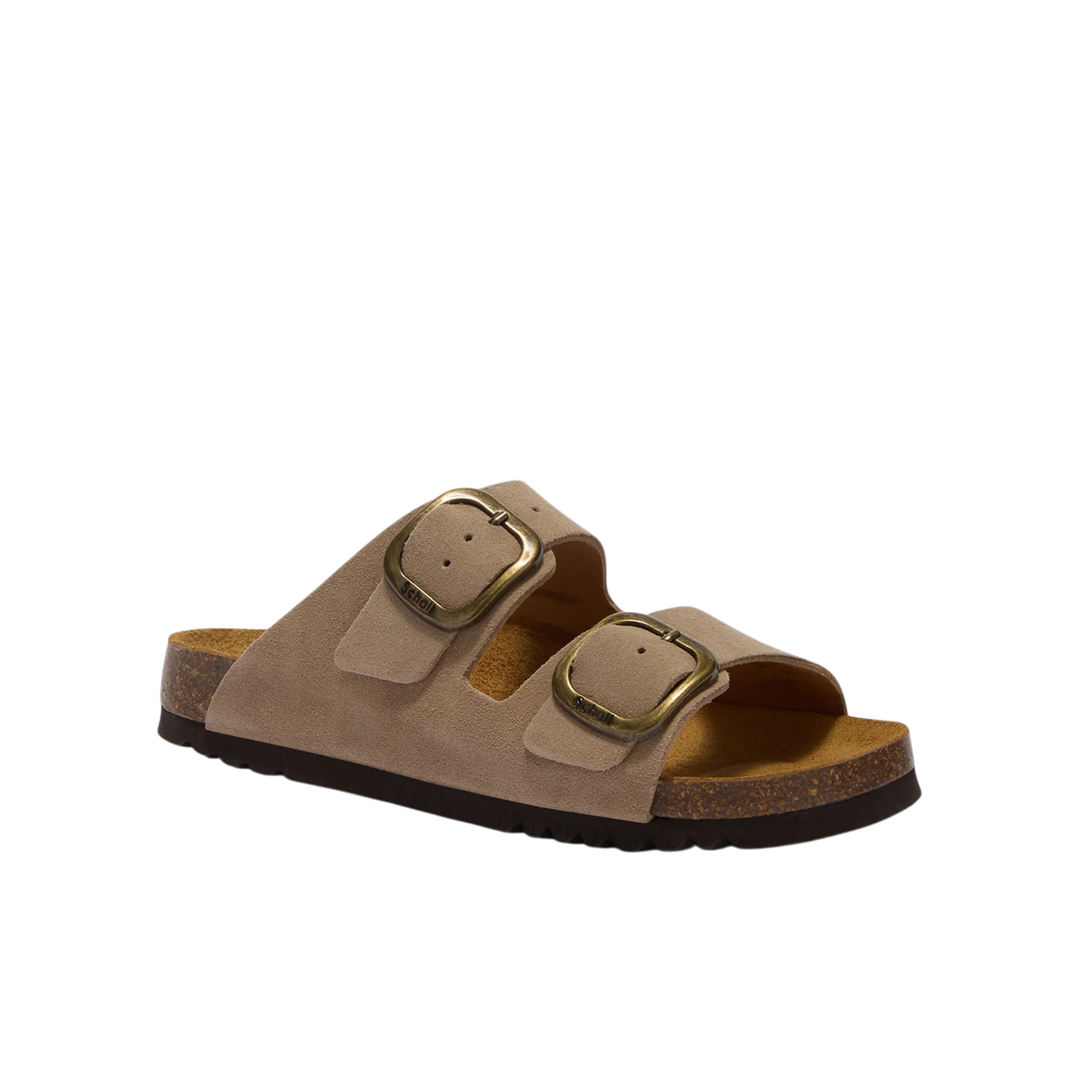 SCHOLL NOELLE Dark Beige Sandales Nu-Pieds