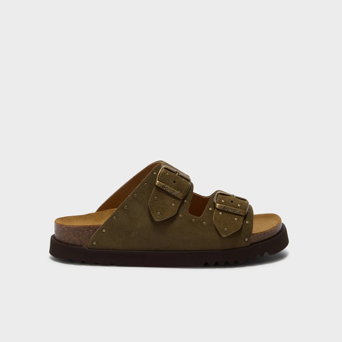 SCHOLL BEATRIZ Kaki Sandales Nu-Pieds