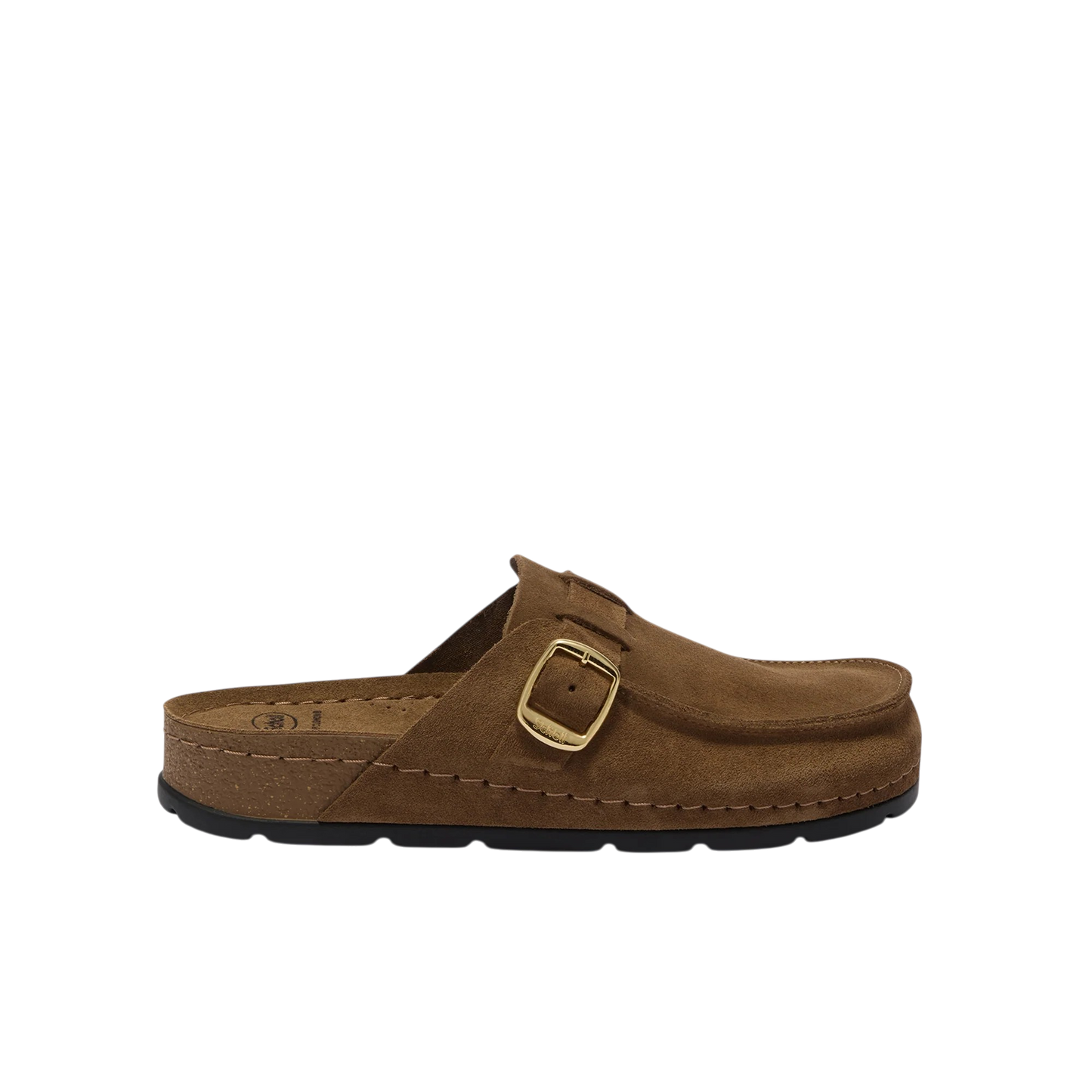 SCHOLL BORA MOCASSIN Cacao Sandales Nu-Pieds