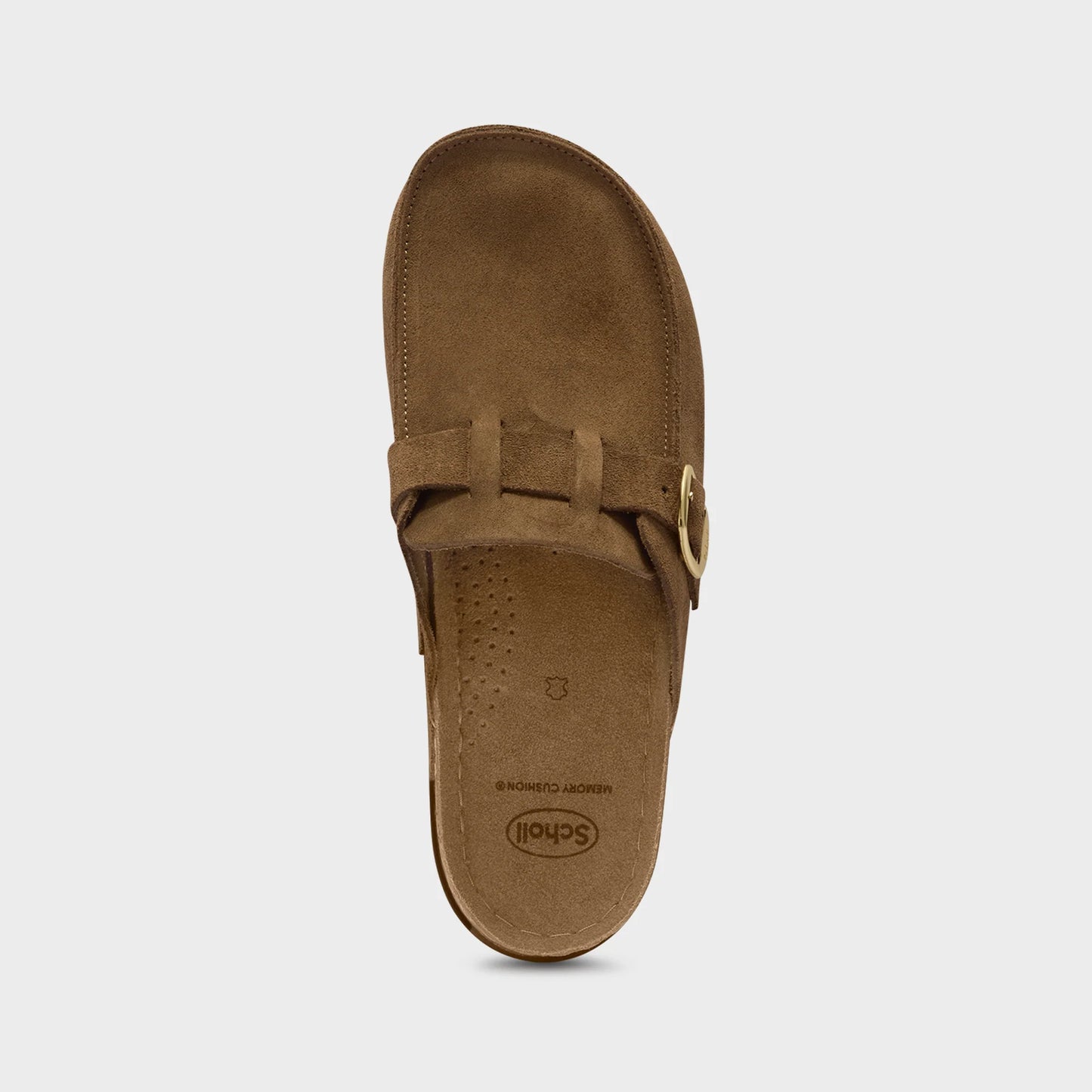 SCHOLL BORA MOCASSIN Cacao Sandales Nu-Pieds