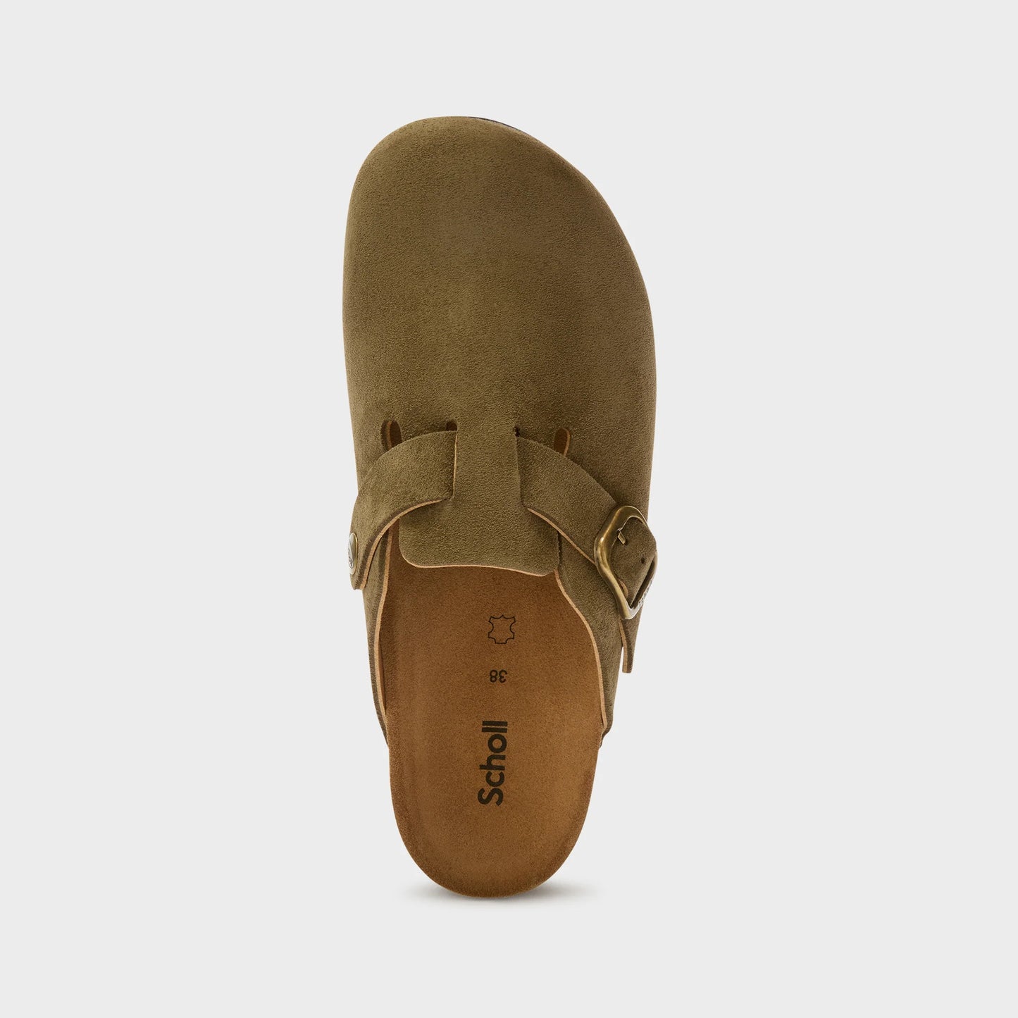 SCHOLL FAE Kaki Sandales Nu-Pieds