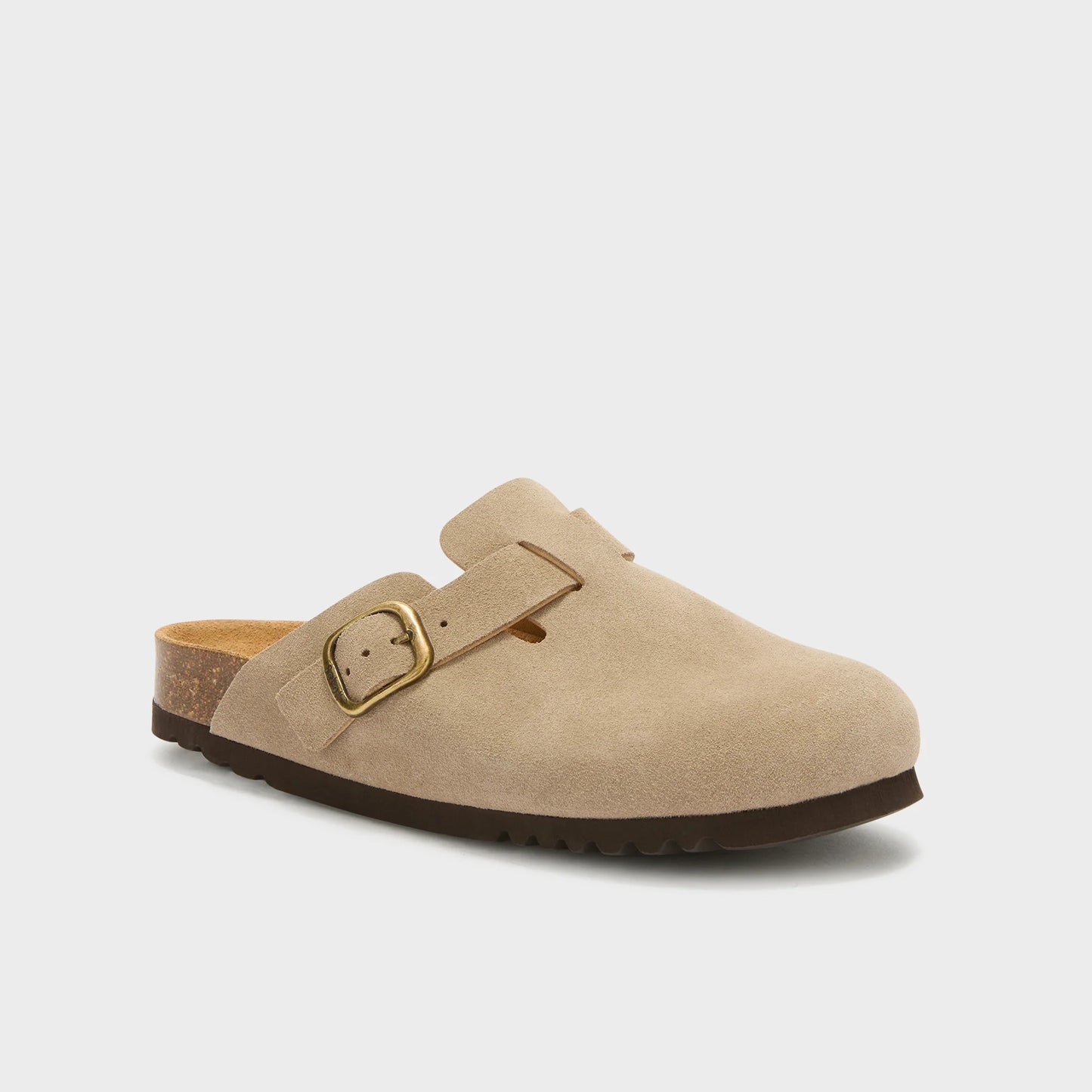 SCHOLL FAE Dark Beige Sandales Nu-Pieds