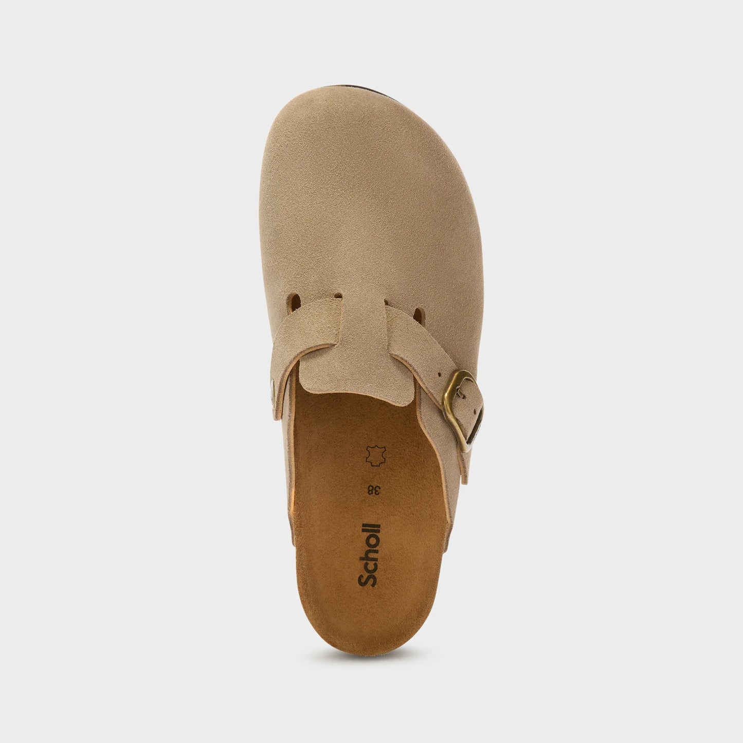 SCHOLL FAE Dark Beige Sandales Nu-Pieds