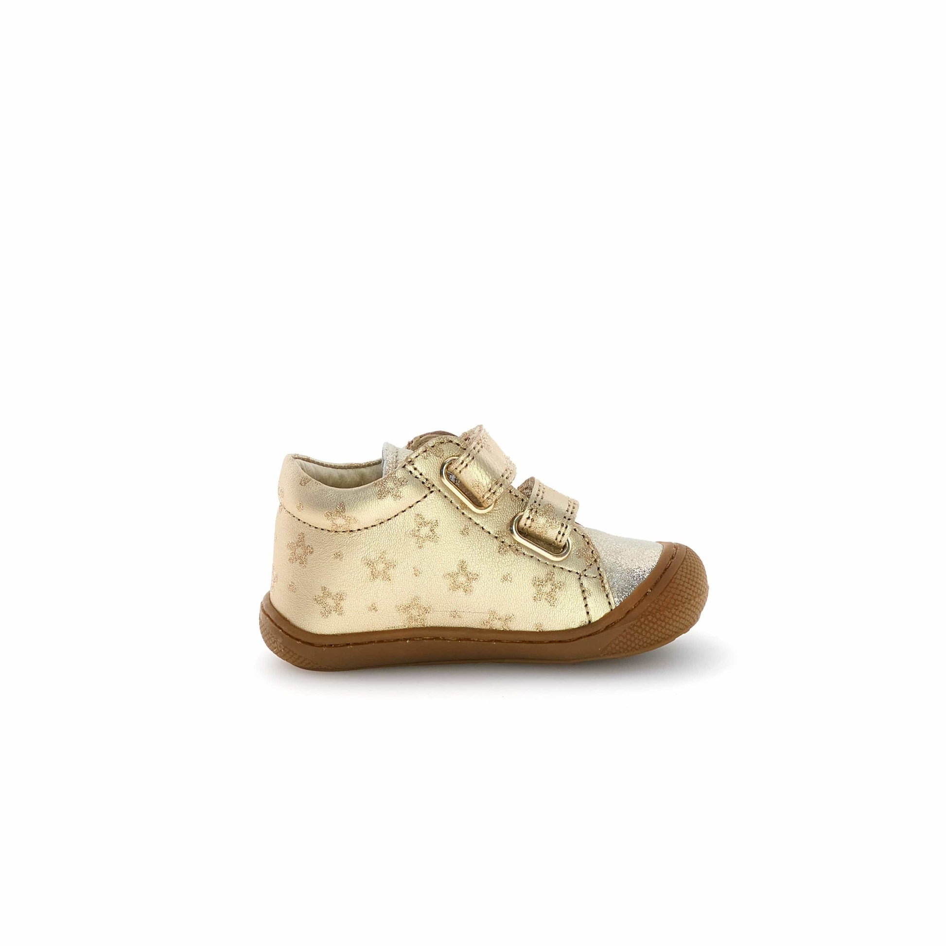 Pré marche NATURINO COCOON VL Jasmine Platinium chaussures bottillons premiers pas