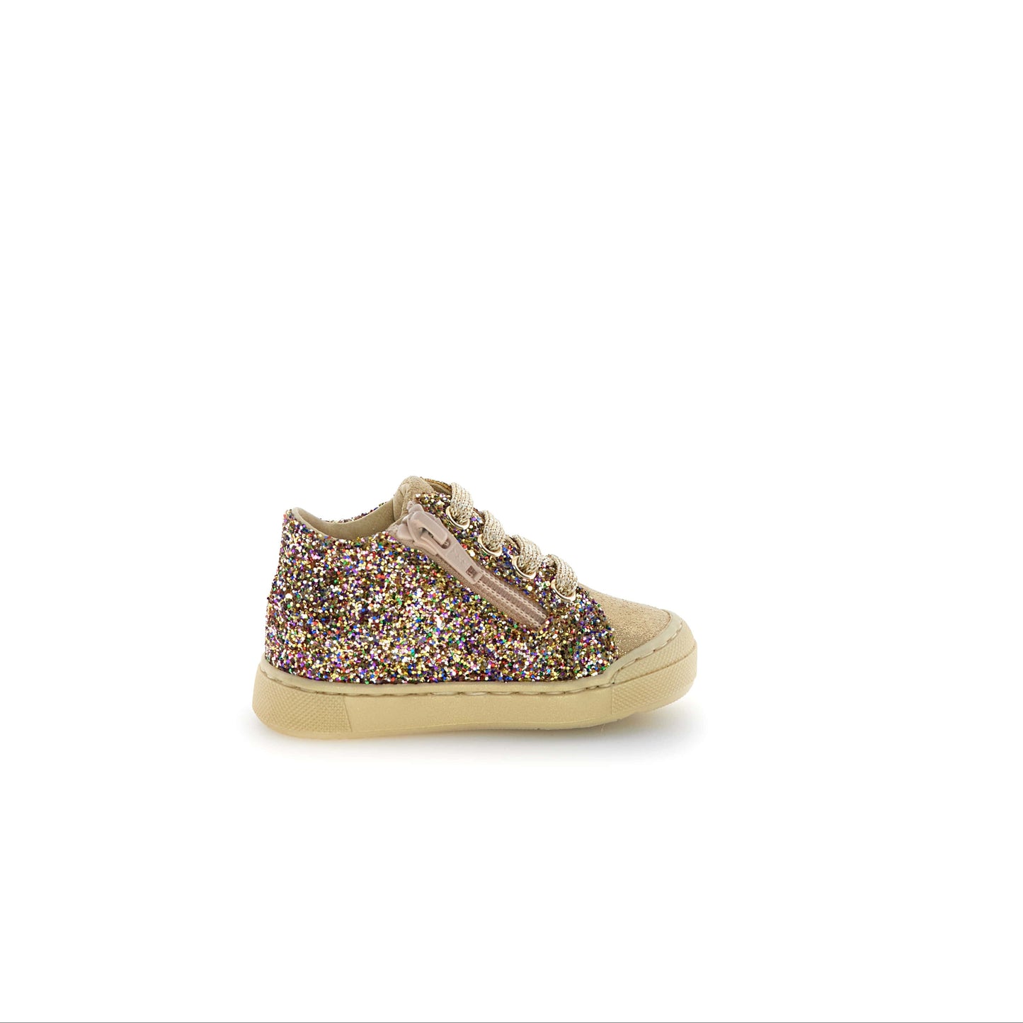 FALCOTTO SNOPES ZIP glitter Platinum Chaussures hautes Bottillons