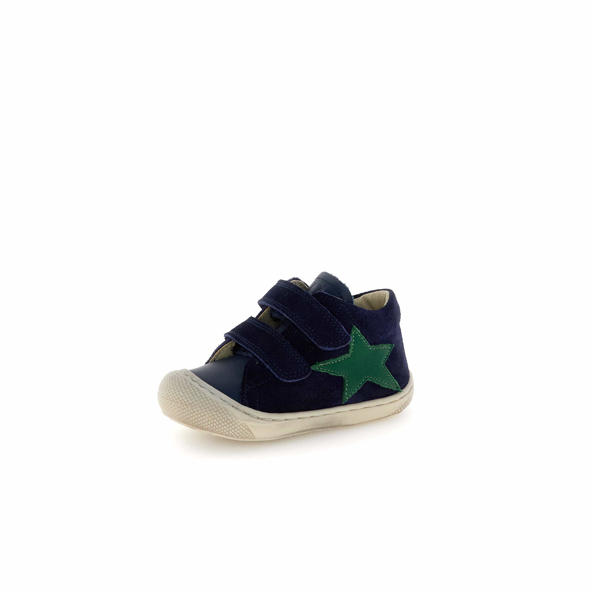 Pré marche NATURINO KOLDE Velcro Navy Grass bottillons Premiers Pas