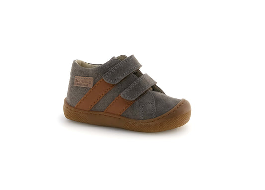 NATURINO SABBY VL Mud Cognac bottillons premiers pas premarche barefoot