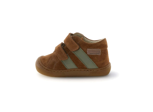 NATURINO SABBY VL Brown Olive bottillons premiers pas premarche barefoot