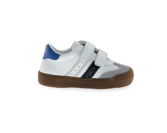 NATURINO RIBY VL Grey White Black chaussures Basses Baskets