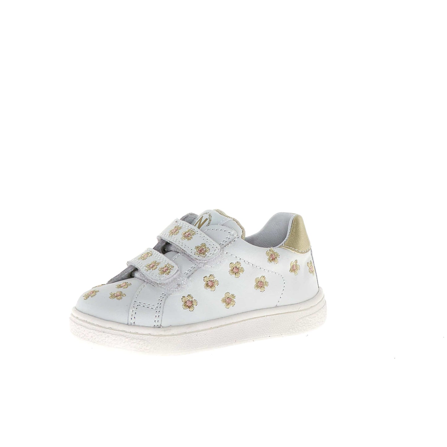 Chaussures Basses/Baskets/Sneakers NATURINO PHARDY VL daisies white platiium chaussures Basses Baskets