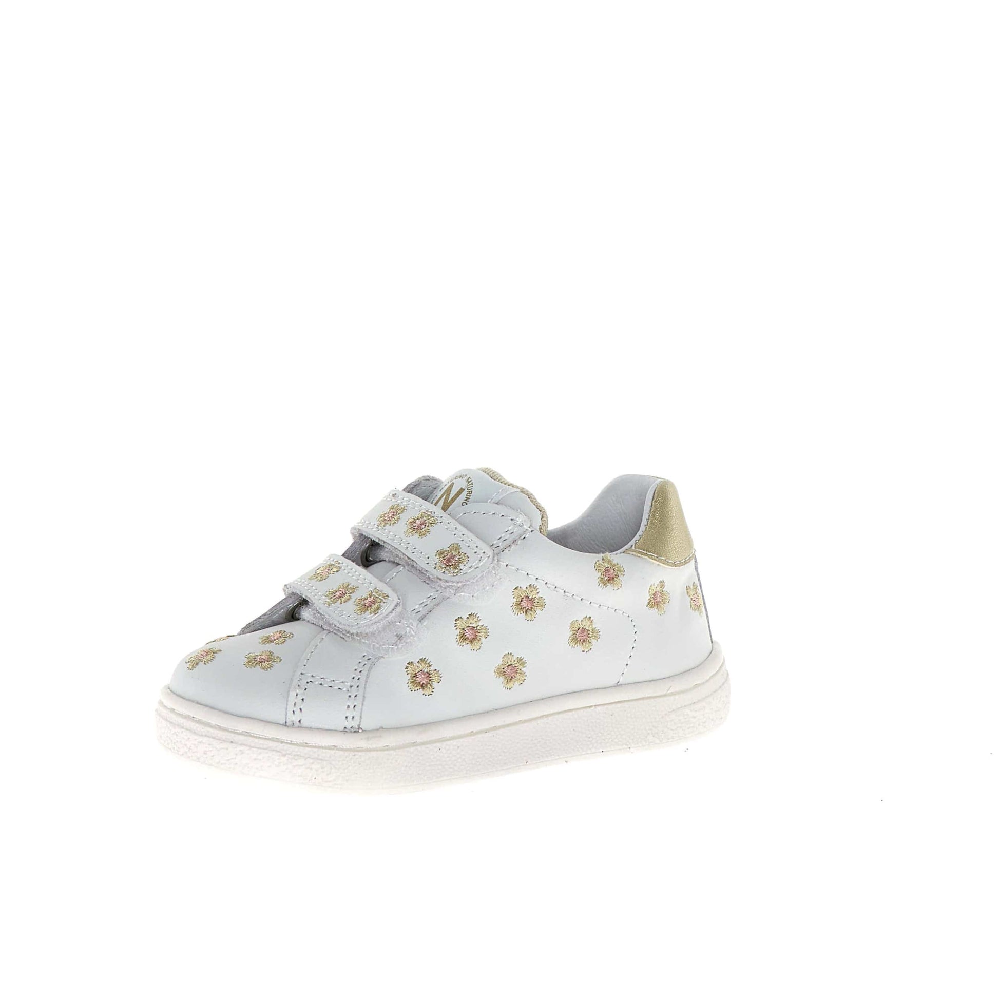 Chaussures Basses/Baskets/Sneakers NATURINO PHARDY VL daisies white platiium chaussures Basses Baskets