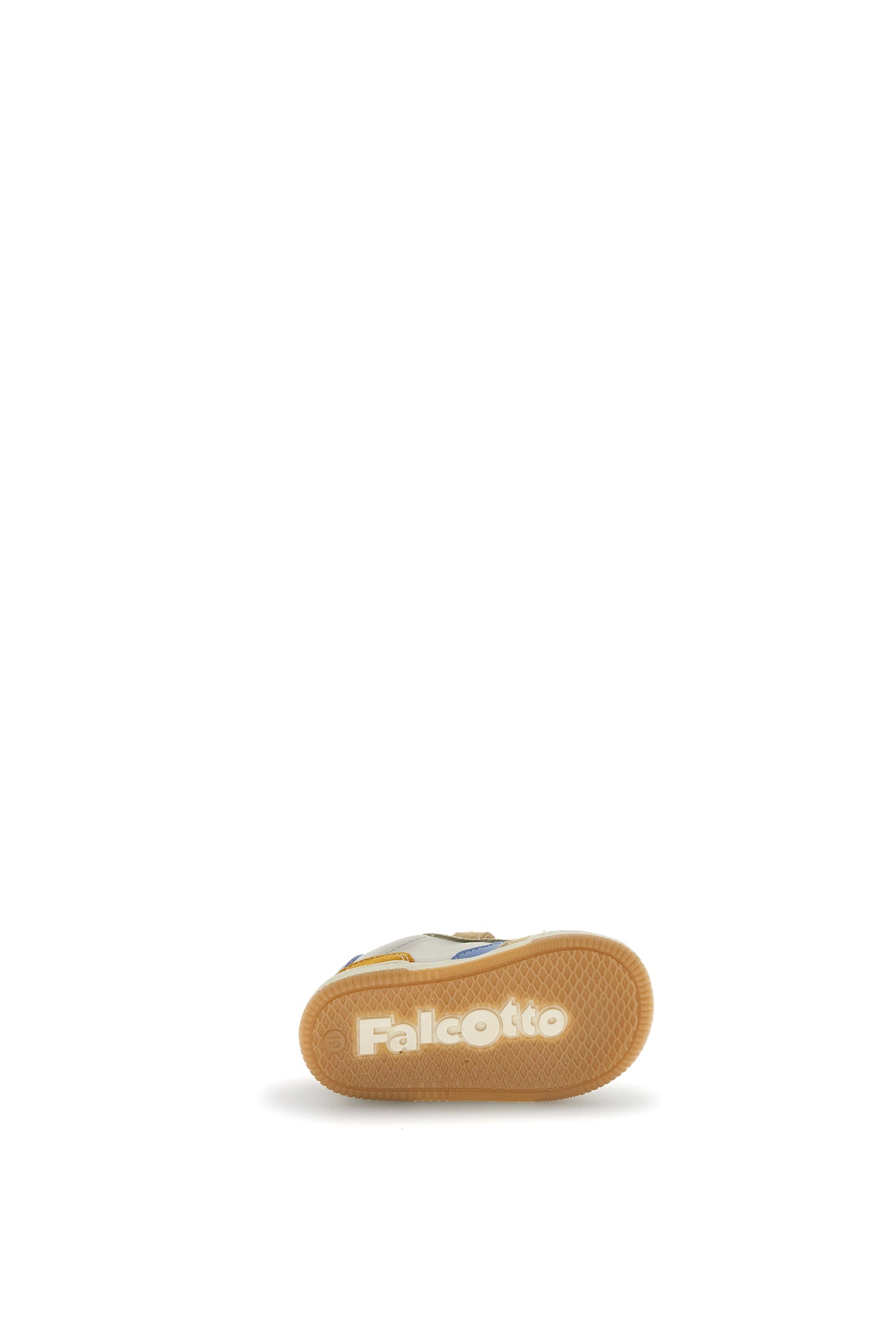 FALCOTTO KLIP Sand Milk Celeste Baskets cuir