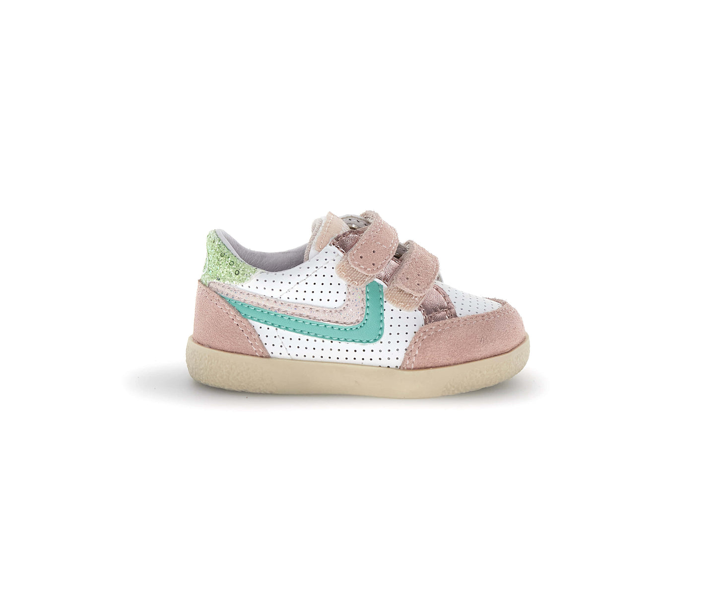 FALCOTTO THYREN Cipria Blanc Baskets Cuir