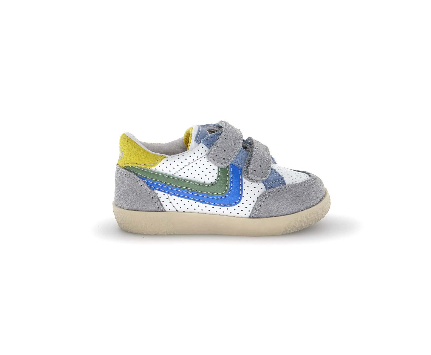 FALCOTTO THYREN Gris Blanc Baskets Cuir
