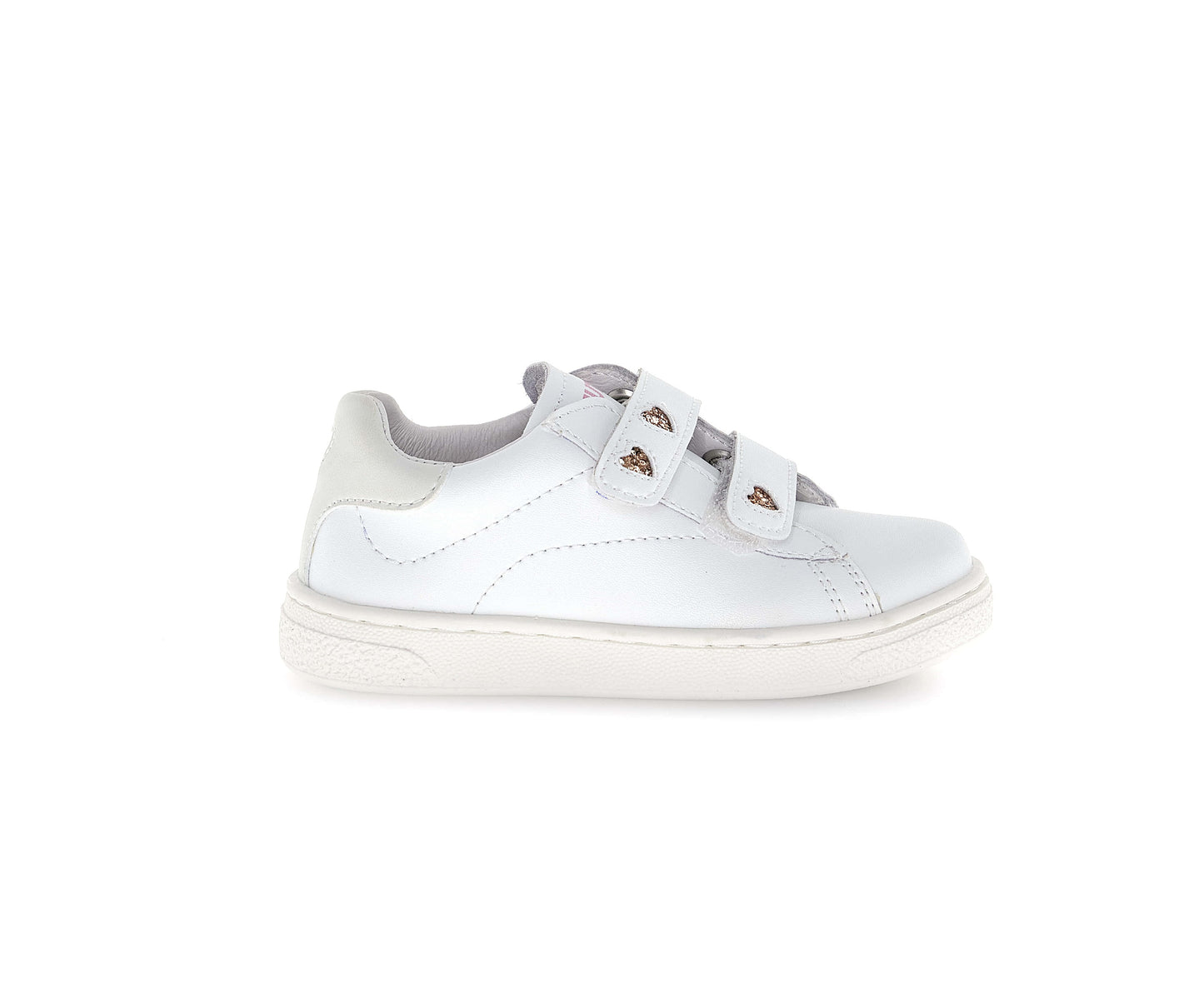 NATURINO RIXIE Glitter White Cipria chaussures Basses Baskets