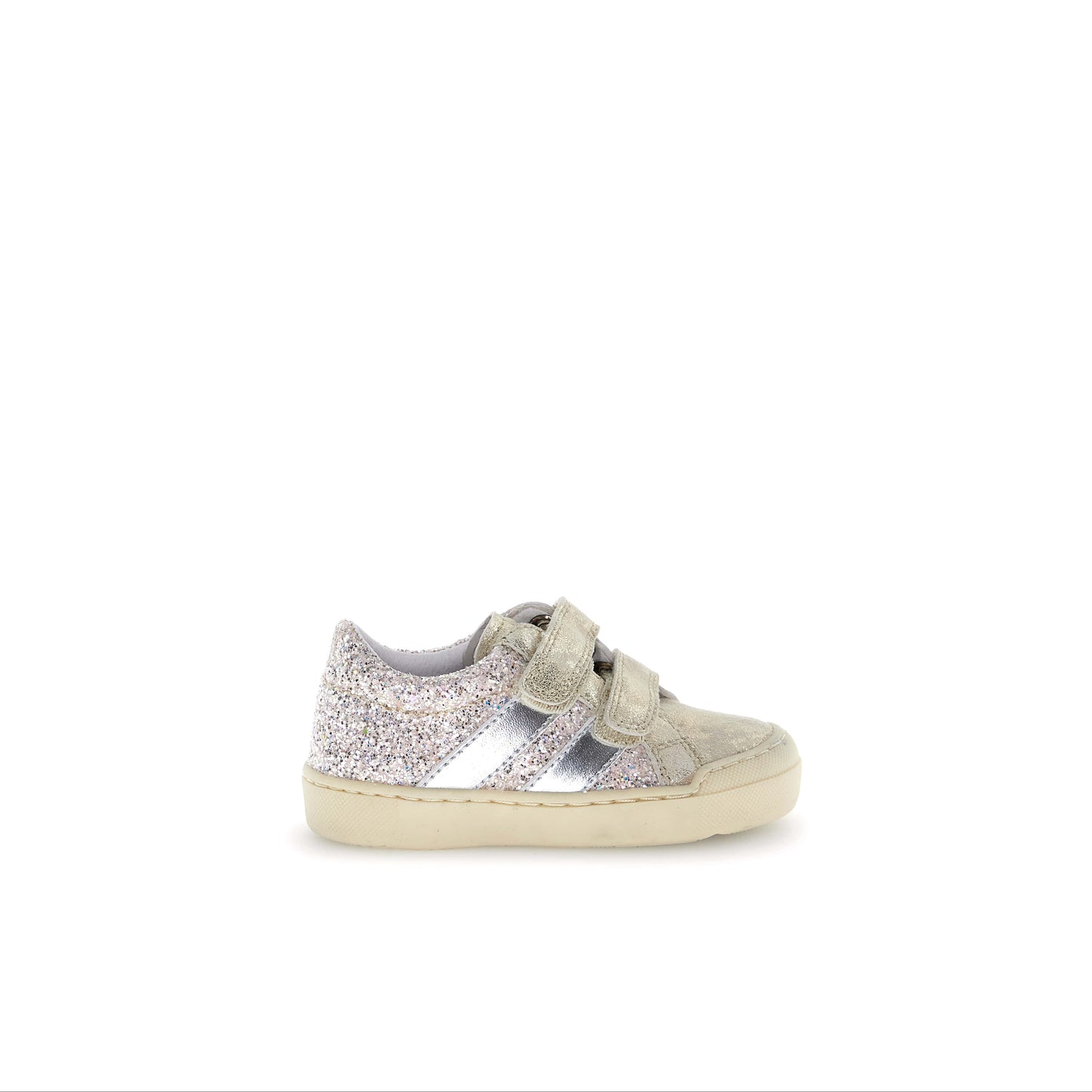 NATURINO GOCY VL glitter platinum silver chaussures Basses Baskets