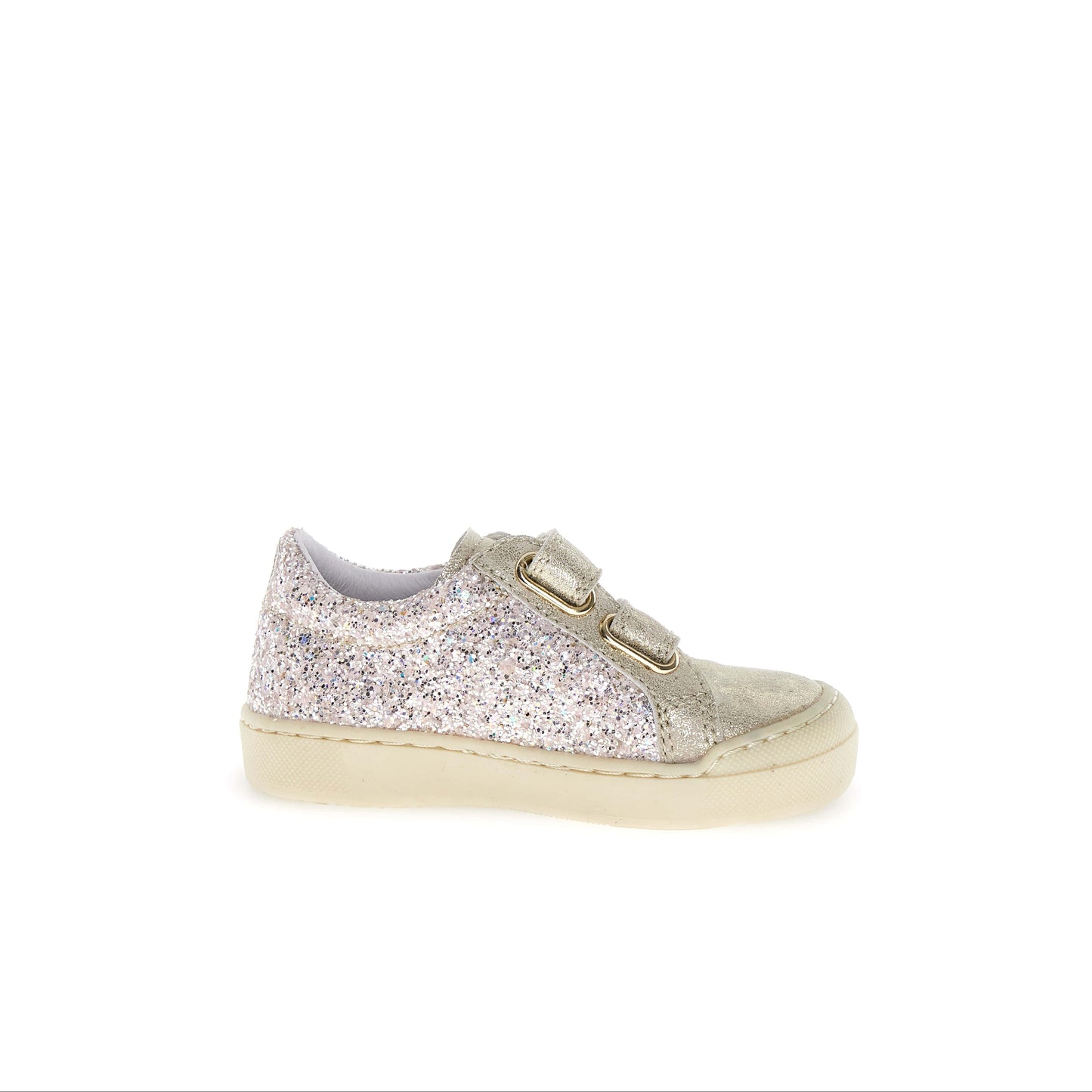 NATURINO GOCY VL glitter platinum silver chaussures Basses Baskets