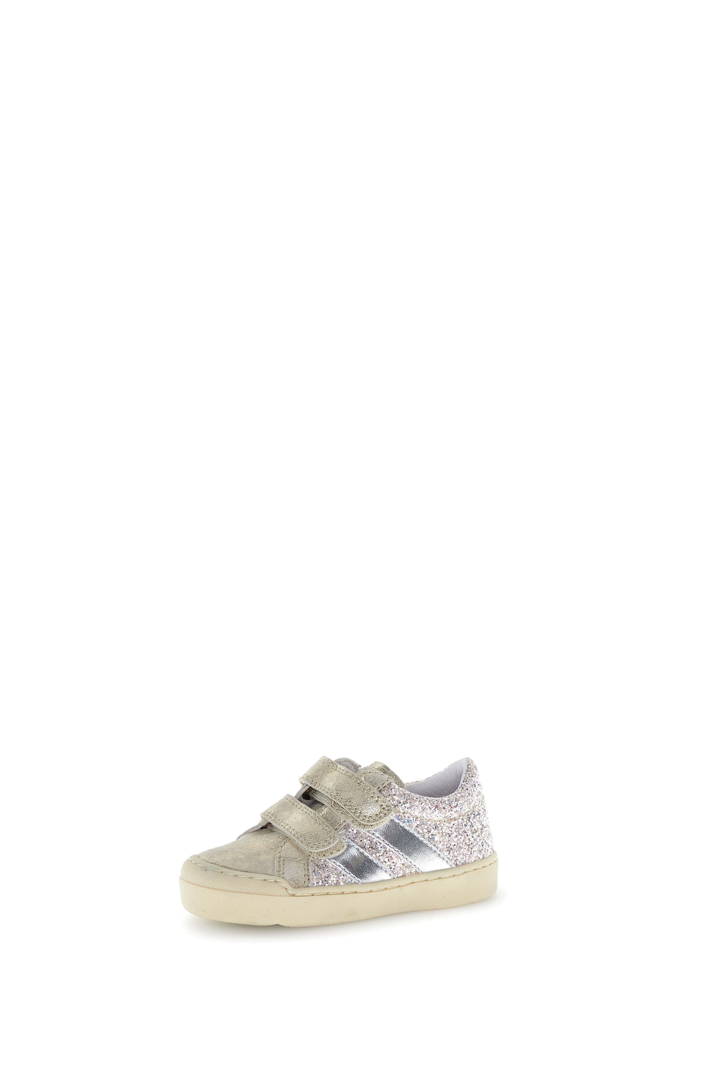 NATURINO GOCY VL glitter platinum silver chaussures Basses Baskets