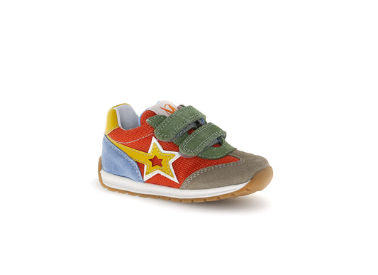 NATURINO CRUMI VL Taupe Orange chaussures Basses Baskets
