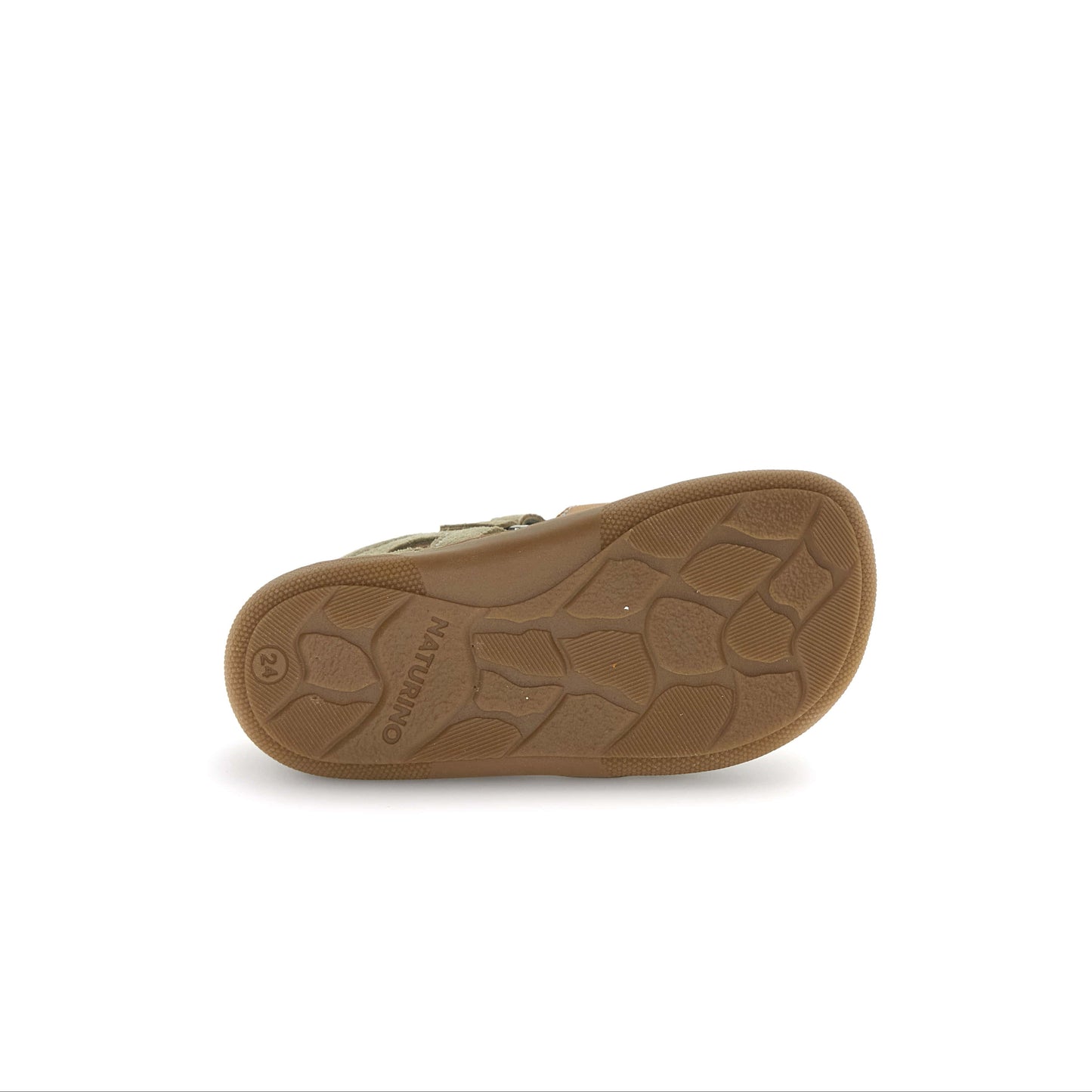 NATURINO JAFFO Vert Camel sandales Salomé barefoot