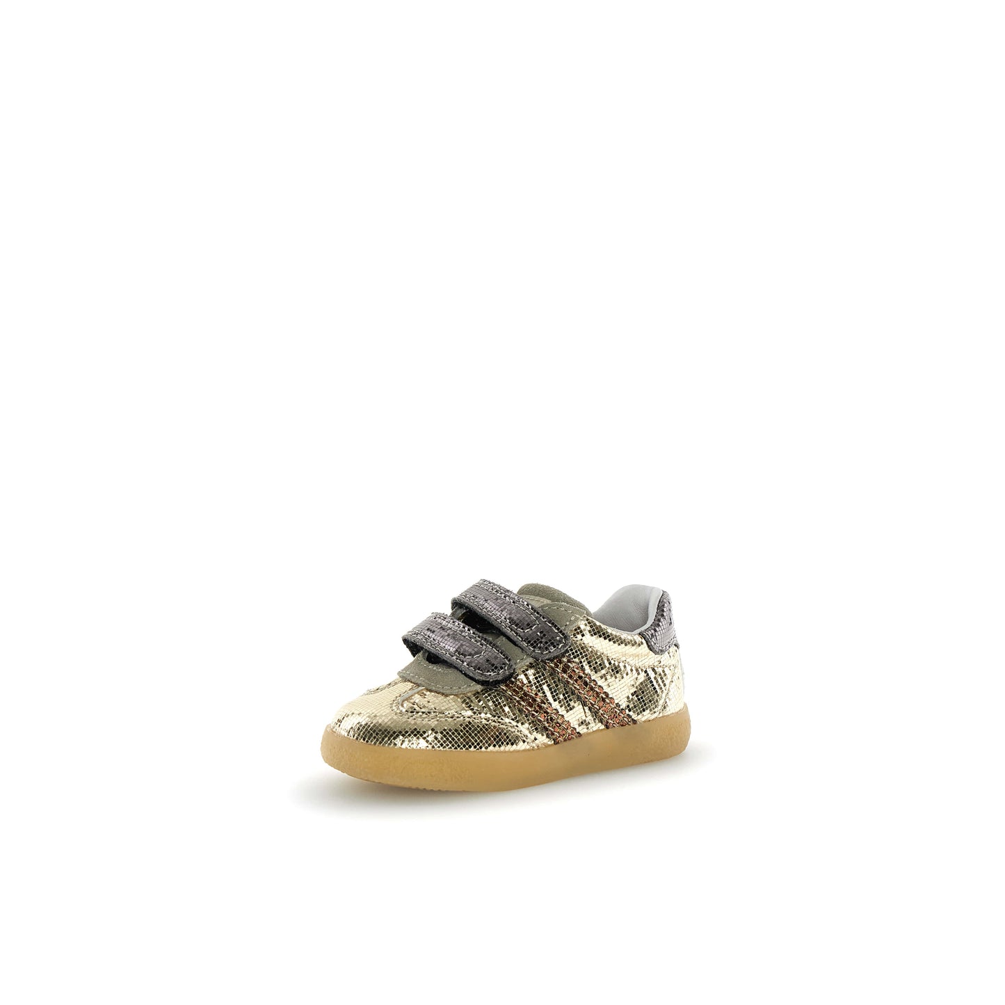 FALCOTTO VIMBY VL Mettallic craked Platinum Brown Chaussures Basses Baskets