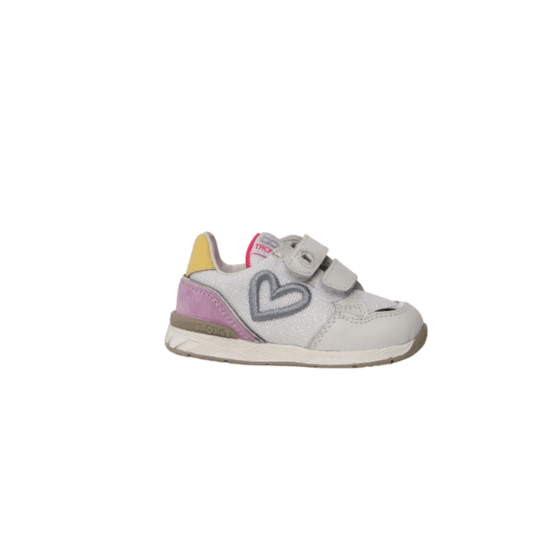 Chaussures Basses/Baskets/Sneakers FALCOTTO BELLE Blanc Lilas Baskets Cuir