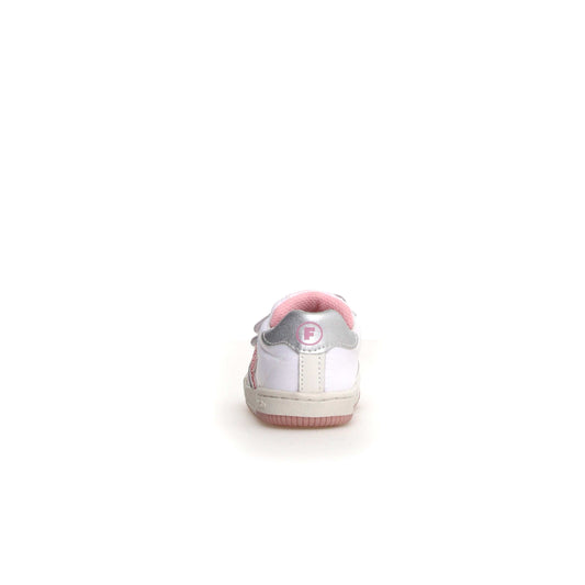 Chaussures Basses/Baskets/Sneakers FALCOTTO DASKY Nylon White Pink Baskets Cuir