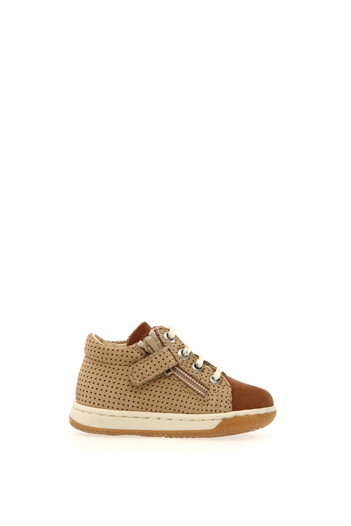 FALCOTTO JAY ZIP Perf Brown and Jay Chaussures Hautes Bottillons