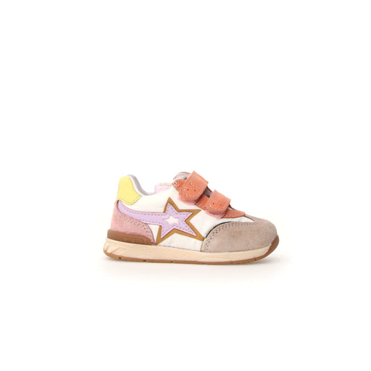 Chaussures Basses/Baskets/Sneakers FALCOTTO NEW FERDI Beige Milk Pink Baskets Cuir