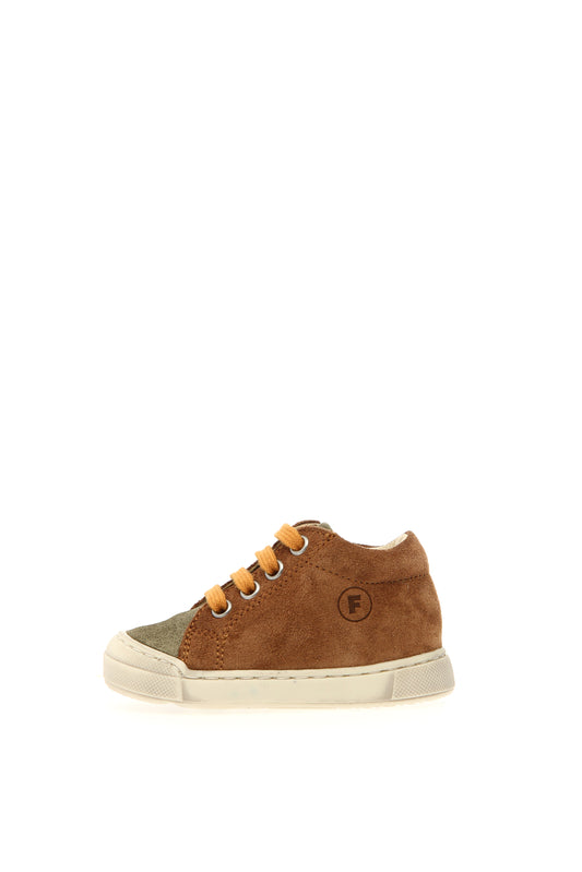 FALCOTTO SNOPES ZIP Militare Brown Chaussures Hautes Bottillons