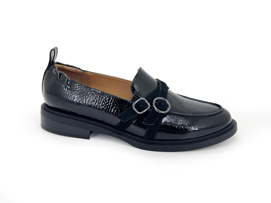 boots/bottines adulte FUGITIVE FEMINE Noir Mocassins